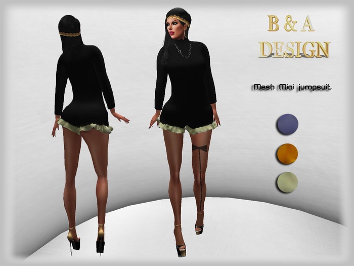 B&A Design Mini Mesh Jumpuit
