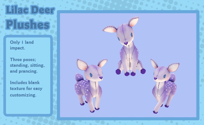 Liminality- Lilac Deer Plushes