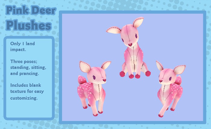 Liminality- Pink Deer Plushes