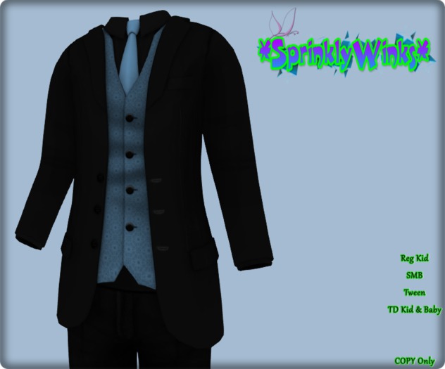 *S*W* Black Formal Tux *Baby* (R & TD)