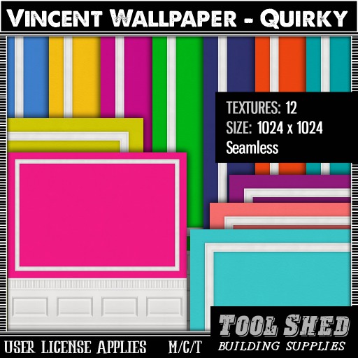 Tool Shed - Vincent Wallpapers - Quirky