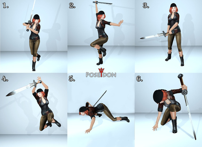 ::Poseidon:: Single Sword 6