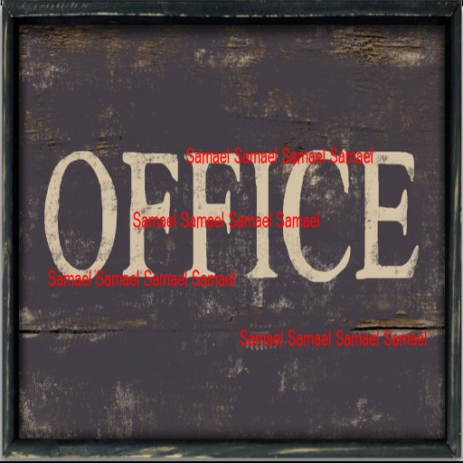 Office sign