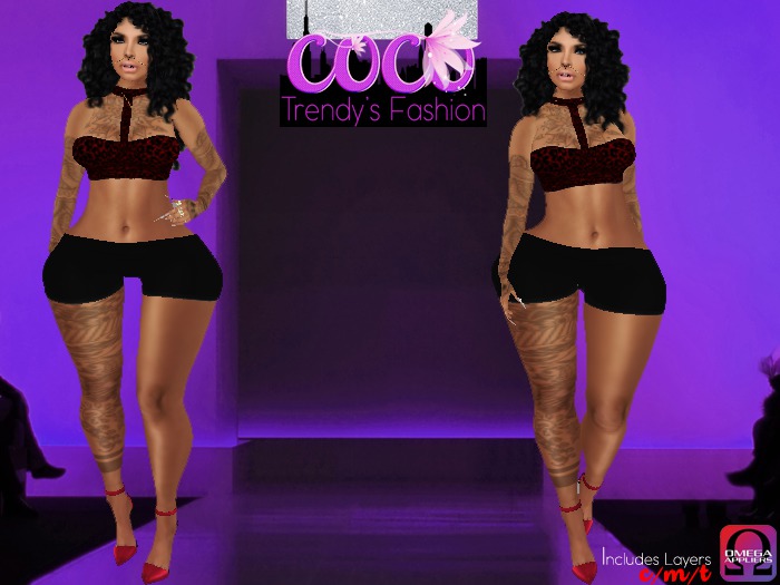 Red Leopard Sessy Fit