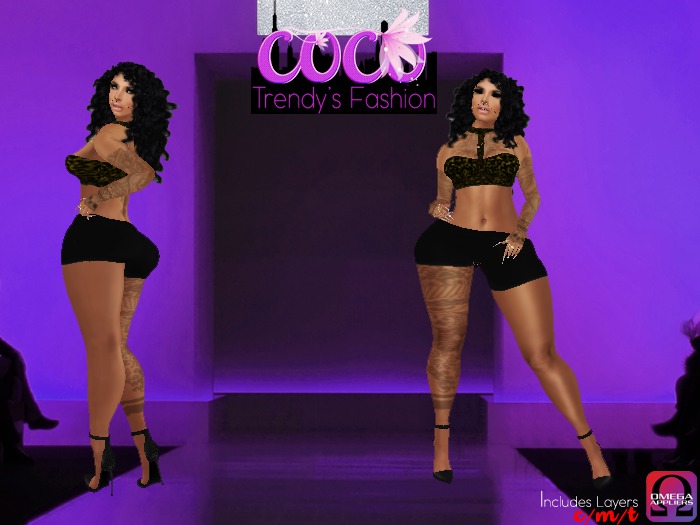 Yellow Leopard Sessy Fit