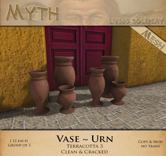 Myth - Vase/Urn Terracotta 3