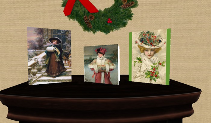 Victorian Ladies Christmas Greetings