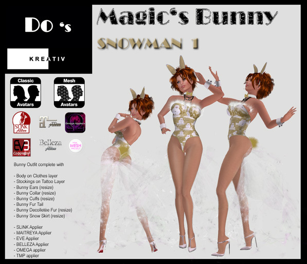 .:Do's:. Magic's Bunny  RUDI REINDEER