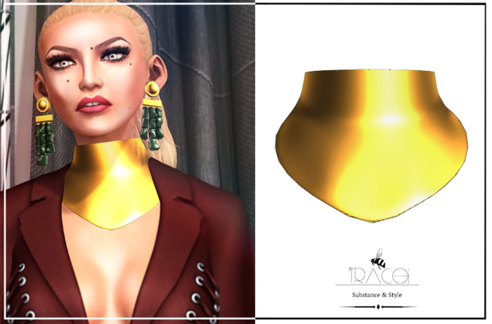 Panama Collar_Gold by Tracei