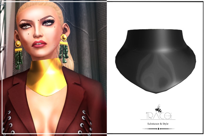 Panama Collar_Ebony by Tracei