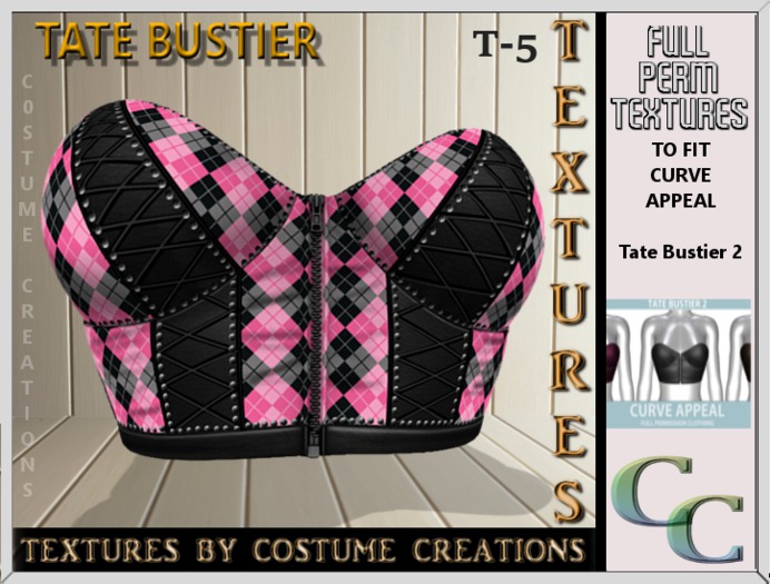 TATE BUSTIER T5 FULL PERM TEXTURE