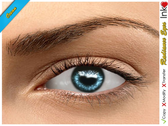 * Inkheart * - Radiance Eyes - Ocean (3 Sizes Mesh+System)