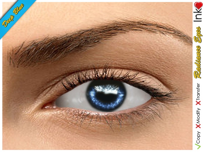 * Inkheart * - Radiance Eyes - Deep Blue (3 Sizes Mesh+System)