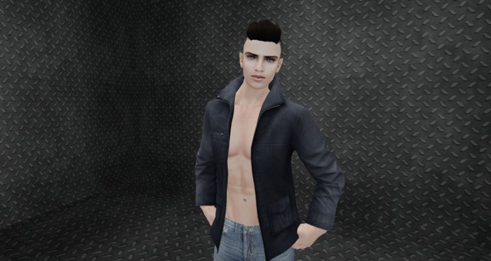[R] 360 Aviator Jacket (M-Blue)