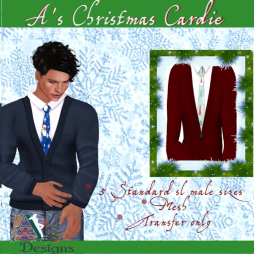 A's Christmas Cardie BOX TREES