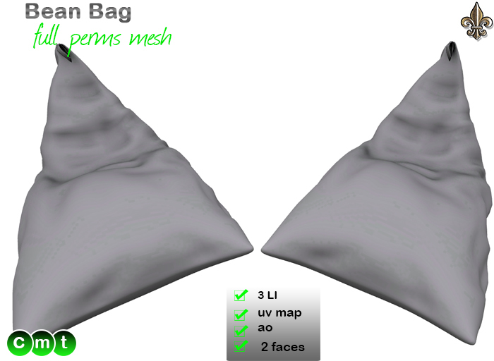 -----LS Inc. Full Perms Bean Bag  Model 1 -----