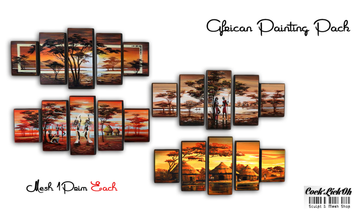 AFRICAN Painting Pack