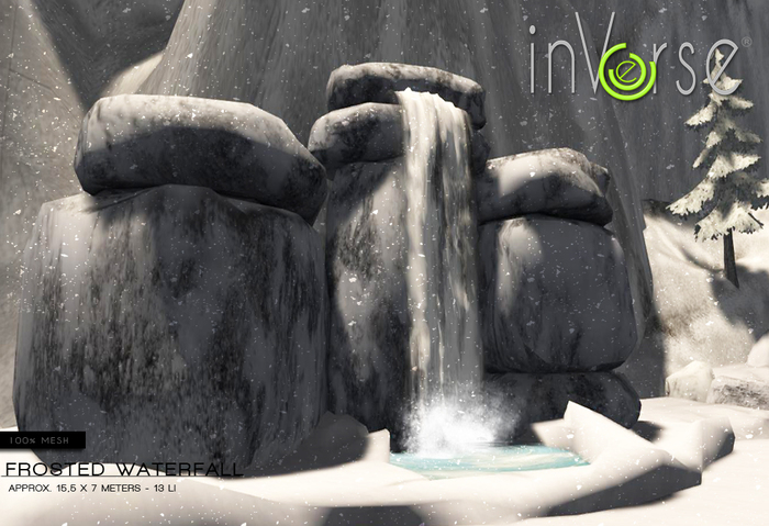 ☰ inVerse ☰ Frosted Waterfall