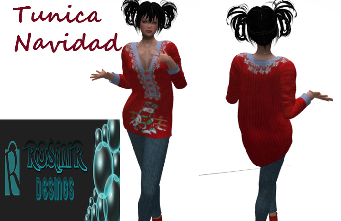 TUNIC AND LEGGINGS NAVIDAD