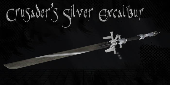 Crusader's Silver Excalibur