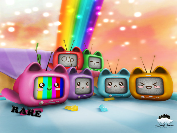 [:: JesyDream ::] Kawaii TV Pink Rare
