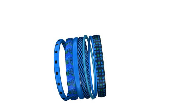 *F.O.R.* Totally Kickin Bangle (Blueberry)