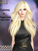 =DeLa*= Mesh Hair "Marinel" Orange Browns