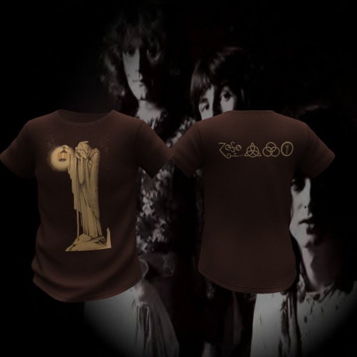 Texico Men's Mesh Led Zep Tee Brown
