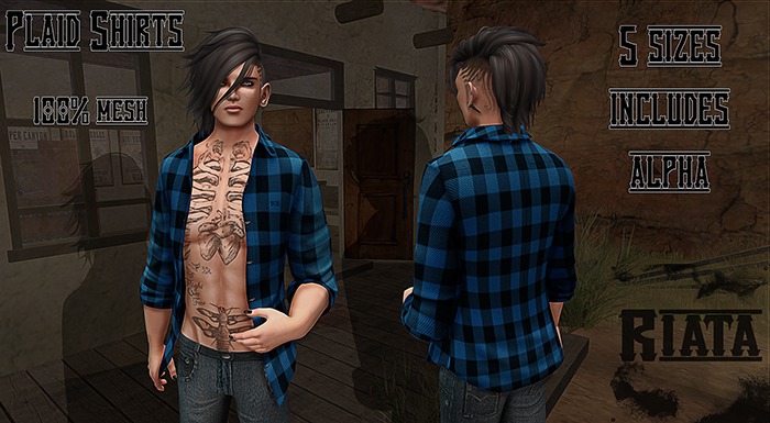 *Riata* - Riata Shirt MESH BLUE (wear me)