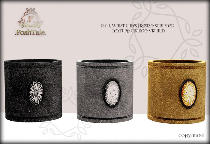 .PoshTale. Arm Cuffs [wear to unpack]