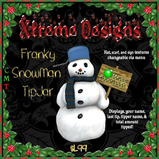 Franky Snowman TipJar