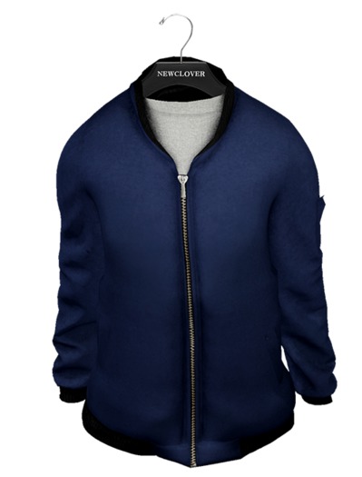 NEWCLOVER))NEO BLOUSON NAVY