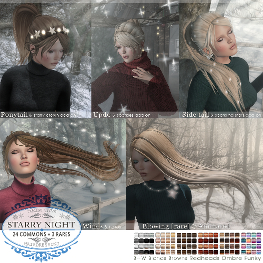 Tableau Vivant \\  Starry Night \\ Ponytail - Funky