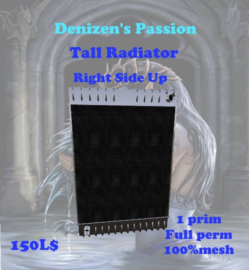 Tall Radiator (right side hose mount up) *