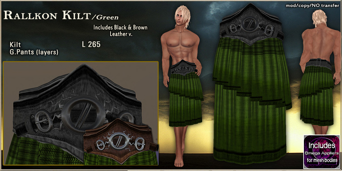 Rallkon Kilt T.E.D./green