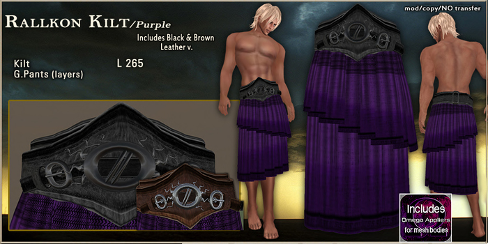 FM Kilt Rallkon /purple