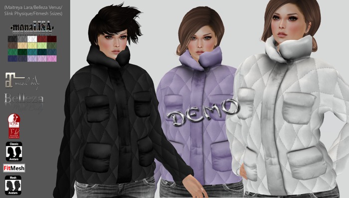 -mL- Hannah Jacket (Maitreya/Physique/Venus/Fitmesh) - DEMO