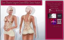 LSR - Sexy Elissette Lingerie Green MB & Classic Avatars