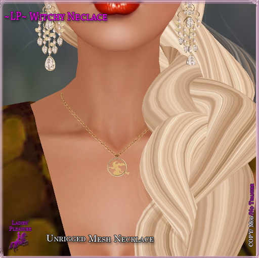 ~LP~ Witchy 100% mesh Necklace BOXED