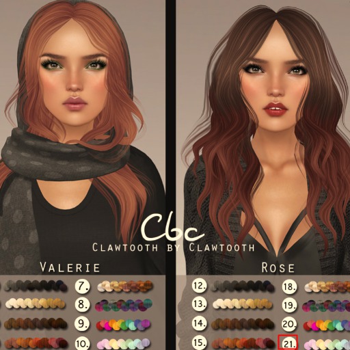 Clawtooth: Rose (21: Pastel Pack)