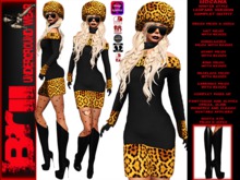 **HOSANA LEOPARD VERSION WINTER STYLE COMPLET OUTFIT **