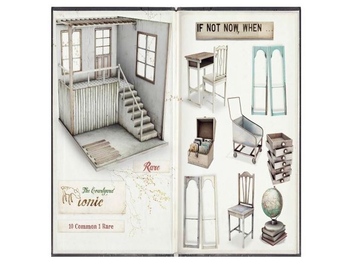 *ionic* Antique chair {ivory}