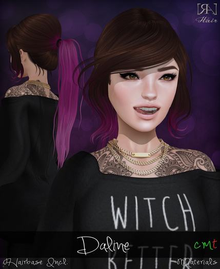 [RA] Daline Hair - Grayscale