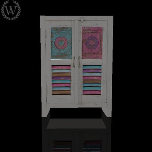 carved sideboard / aparador tallado colores