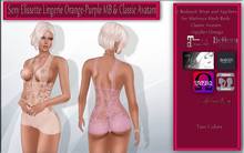 LSR - Sexy Elissette Lingerie Orange-Purple MB & Classic Avatar