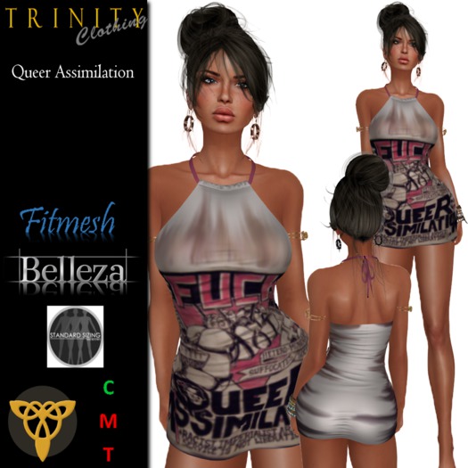 Trinity - DEMO Halterneck Mini Dress