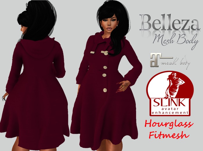{BeYouTiful} Anya Trench Coat plum plain