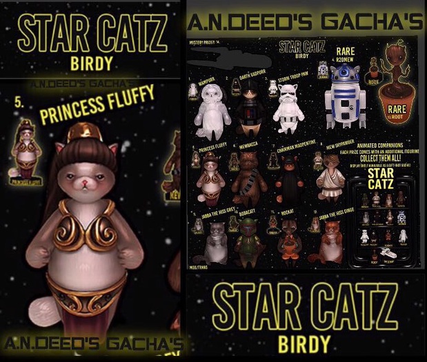Birdy. - Star Catz - Princess Fluffy [box] ARCADE GACHA
