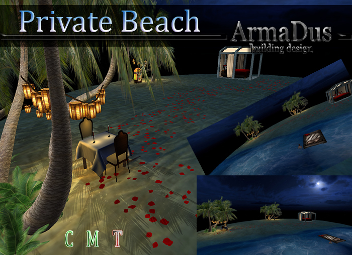 Private beach skybox 