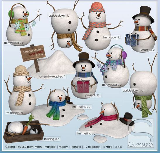 Sway's [Snow Friend] Upside down . A